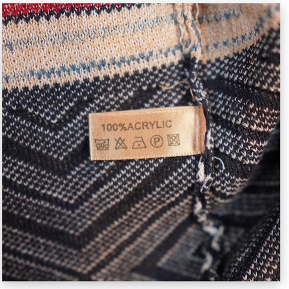 Janice Apparel Open Cardigan Womens Peach Black Aztek Southwest Soft Comfy - Picture 7 of 9